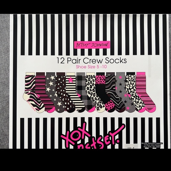 Betsey Johnson Socks - Picture 3 of 3